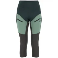 Spodnie sportowe damskie - Legginsy damskie 3/4 Kari Traa Ane Hiking Capri Rozmiar: S / Kolor: zielony - miniaturka - grafika 1