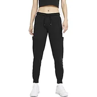 Spodnie rowerowe - Nike Damskie spodnie treningowe Nsw Air czarny/biały XL - miniaturka - grafika 1