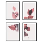 Ramki na zdjęcia - Zestaw Ramek Drewnianych - Galeria Czarnych Ramek Na 4 Zdjęcia - miniaturka - grafika 1