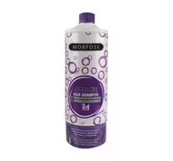 Szampony do włosów - Morfose Morfose, Keratin, szampon do włosów zniszczonych 2w1, 1000 ml - miniaturka - grafika 1