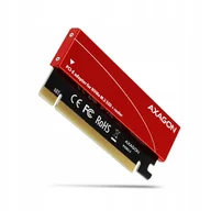 Tuning komputera - akcesoria - Axagon Adapter wewnętrzny PCIe x16 na M.2 NVMe klucz M +pasywna chłodnica PCEM2-S - miniaturka - grafika 1