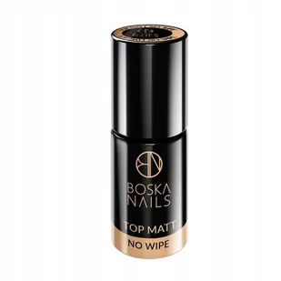 Boska Nails, Lakier hybrydowy Top Matt No Wipe, 6 ml - Utwardzacze do paznokci - miniaturka - grafika 1