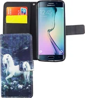 Etui i futerały do telefonów - Etui na telefon komórkowy Etui na telefon komórkowy Samsung Galaxy S6 Edge Unicorn White - miniaturka - grafika 1
