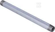 Akcesoria hydrauliczne - Sztucer stalowy ocynkowany 1/2" dł. 0.25m dwustronnie gwintowany - miniaturka - grafika 1