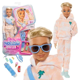 Barbie Dream Besties Ken Lalka Vloger Sportowy + Akcesoria 4+ - Lalki dla dziewczynek - miniaturka - grafika 1