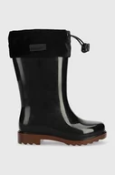 Buty dla dziewczynek - Melissa kalosze dziecięce Rain Boot III Inf kolor czarny - miniaturka - grafika 1