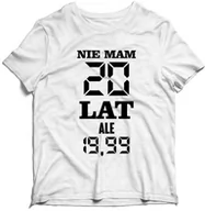 Gadżety dla niej i dla niego - Koszulka Lata z groszami Prezent T-shirt - miniaturka - grafika 1