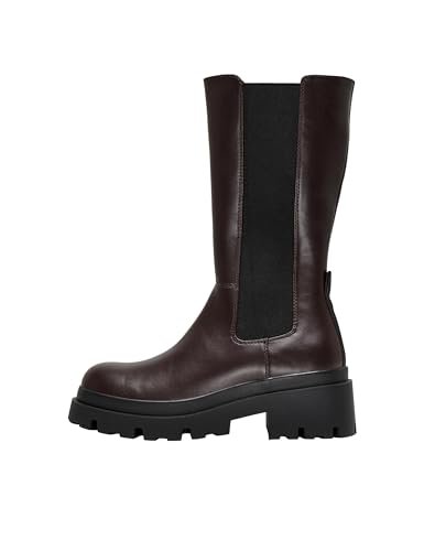 Only Onldoja-5 Pu Long Boot kozaki damskie, brązowe kamienie, 40 EU, brązowy kamień, 40 EU