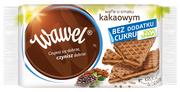 Ciastka - WAWEL Wafle kakaowe bez cukru 110g WAWEL 11BROWAFKA - miniaturka - grafika 1