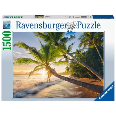 Ravensburger Puzzle 1500 elementów Tajemnicza plaża 4005556150151