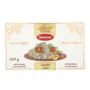 Turecki przysmak orzech laskowy Findkli Lokum Sebahat 360g - Chipsy - miniaturka - grafika 1