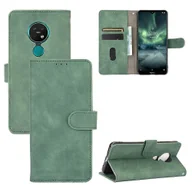 Portfele - Gangxun Kompatybilny z Nokia 7.2 / 6.2 Portfel Case, Skórzana okładka folio Funkcja podpórki Magnetyczne etui do Nokia 7.2 / 6.2 Cover Zielony - miniaturka - grafika 1