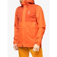 Kurtki i kamizelki sportowe męskie - Kurtka przeciwdeszczowa męska Haglofs Koyal Proof Jacket - miniaturka - grafika 1