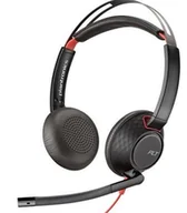 Akcesoria do telefonów stacjonarnych - Poly Blackwire 5220, C5220 USB-A stereofoniczny przewodowy zestaw słuchawkowy z USB-A (tylko zestaw słuchawkowy) - miniaturka - grafika 1