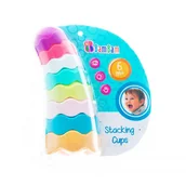 Zabawki interaktywne dla dzieci - Bam Bam Kubeczki do układania 8 szt 466616 58145-uniw - miniaturka - grafika 1