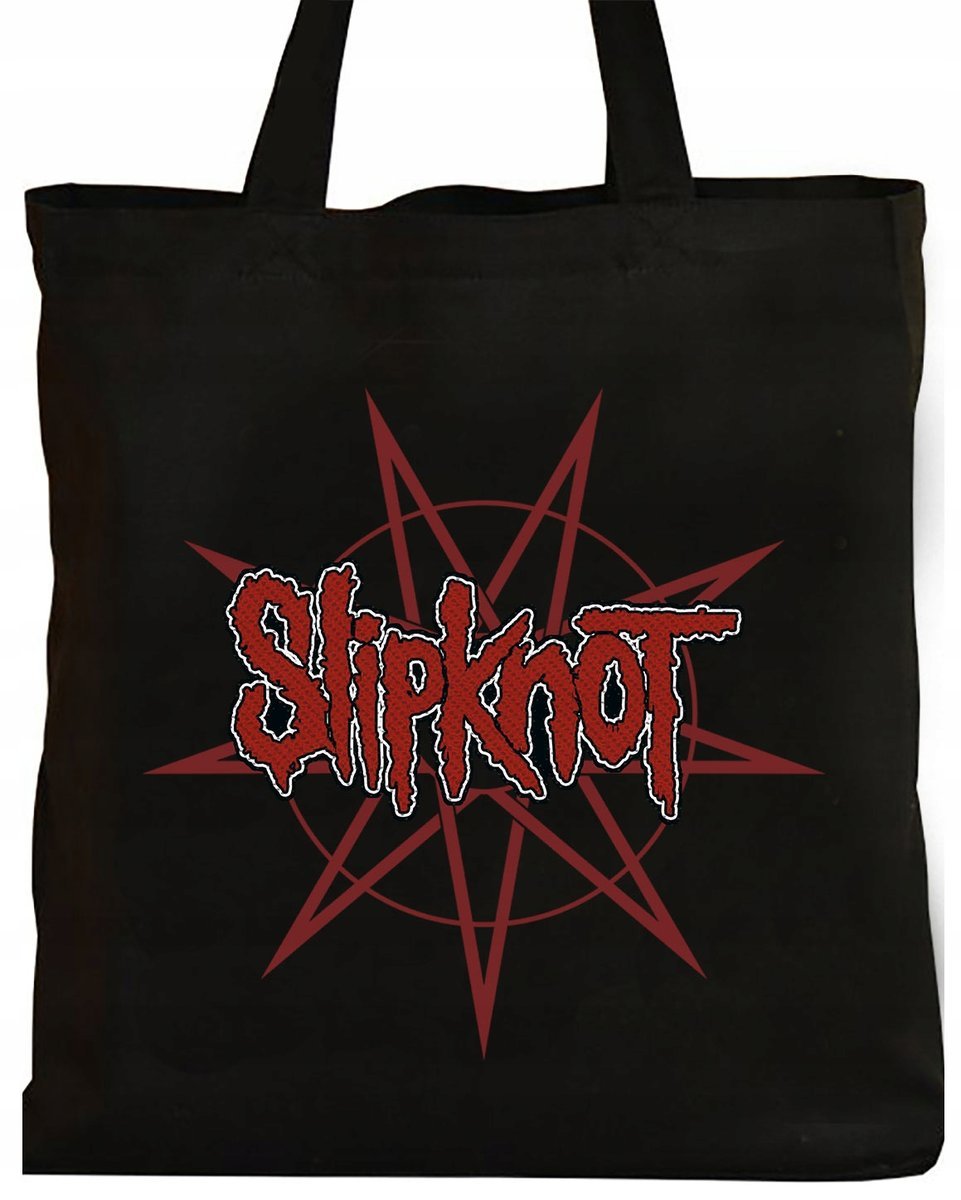 CZARNA TORBA NA ZAKUPY SLIPKNOT HARADROCK Y5