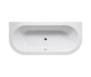 Bette Starlet I Wanna owalna przyścienna 175x80x42 cm z 1 otworem pod uchwyt, z powłoką BetteGlaze Plus, biała 8310-0001GRPLUS - Wanny - miniaturka - grafika 1