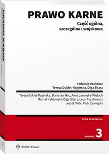 Prawo karne Część ogólna szczególna i wojskowa - Podręczniki dla szkół wyższych - miniaturka - grafika 1