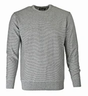 Swetry męskie - Elegancki SWETER Męski Klasyczny SZARY L Pako Jeans - miniaturka - grafika 1