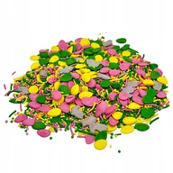 Dodatki do ciast w proszku - Posypka Konfetti Wielkanocny mix wz. 1 (różowo-szary) 50 G Posypka cukrowa - miniaturka - grafika 1