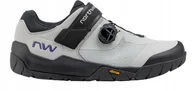 Buty rowerowe - BUTY ROWEROWE NORTHWAVE OVERLAND PLUS - light grey/dark purple - - miniaturka - grafika 1