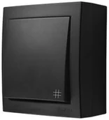 Wyłączniki światła i elektryczne - Simon Simon Aquaclick Łącznik krzyżowy, 10 AX, 250 V czarny ACW7/49 ACW7/49 - miniaturka - grafika 1