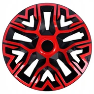 Kołpaki samochodowe - Kołpak 15" THE BEST BICOLOR red/black - miniaturka - grafika 1