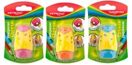 Temperówki - KEYROAD Temperówka KEYROAD Soft plastikowa pojedyncza blister mix kolorów KR971158 - miniaturka - grafika 1
