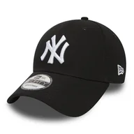 Czapki damskie - Czapka NEW ERA 9FORTY NY New York z daszkiem Czarna - miniaturka - grafika 1