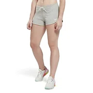 Spodenki damskie - Reebok Damskie szorty French Terry (French Fryt, średni szary wrzosowy, L, Średni szary wrzos, L - miniaturka - grafika 1