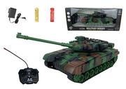 Zabawki zdalnie sterowane - Czołg wojsko zdalnie sterowany zielony - miniaturka - grafika 1