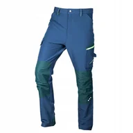 Odzież robocza - Spodnie robocze męskie Mix&Match 4 way stretch granatowo-zielone rozmiar XS - miniaturka - grafika 1