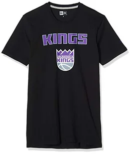 New Era Sacramento Kings T-shirt męski, czarny, 3XL - Koszulki męskie - miniaturka - grafika 1