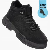 Buty trekkingowe męskie - Męskie obuwie zimowe Big Star OO174582 czarny eko-skóra 43 - miniaturka - grafika 1