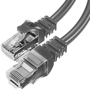 Patchcord UTP kat. 5e 1,0m SZARY - Kable komputerowe i do monitorów - miniaturka - grafika 1