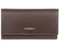 Portfele - Duży Portfel Damski Odilia (Bigiel, Skóra Cielęca), Brązowy - miniaturka - grafika 1