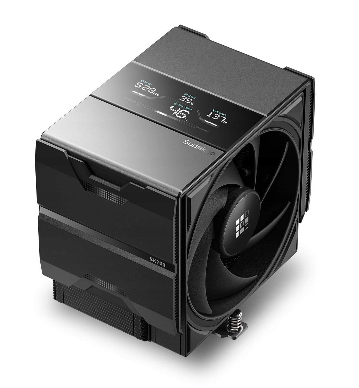 Chłodzenie CPU Sudokoo SK700V chłodzenie CPU 120mm czarny R-SK700V-BKNDAN-GAS