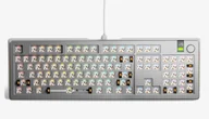 Klawiatury - Glorious Gaming GMMK 3 PRO Barebones klawiatura Dom USB Nie Srebrny GLO-KB-GMMK3-PRO-100-BB-W-SIL-US - miniaturka - grafika 1