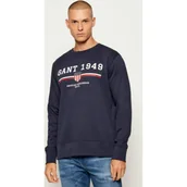 Bluzy męskie - Gant Bluza | Regular Fit - miniaturka - grafika 1