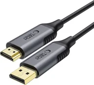 Kable komputerowe i do monitorów - TECH-PROTECT ULTRABOOST CABLE DISPLAYPORT TO HDMI 2.0 4K 60HZ 200CM BLACK - miniaturka - grafika 1