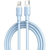 Kable USB - XO Kabel NB208A PD USB-C - Lightning 1,0m 20W niebieski - miniaturka - grafika 1
