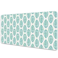 Podkładki na biurko - Duża podkładka na biurko dla dzieci Liście wzór 120x60 cm - miniaturka - grafika 1