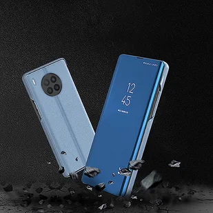 Clear View Case etui Huawei nova 8i pokrowiec z klapką czarne - Etui i futerały do telefonów - miniaturka - grafika 9