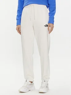 The North Face Spodnie dresowe Essential NF0A7ZJF Écru Relaxed Fit - Spodnie sportowe damskie - miniaturka - grafika 1