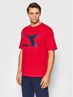 Koszulki i topy damskie - Diadora T-Shirt Shield 102.177748 Czerwony Regular Fit - grafika 1