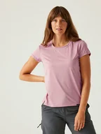 Koszulki sportowe damskie - Regatta Koszulka funkcyjna "Limonite VIII" w kolorze jasnoróżowym - miniaturka - grafika 1
