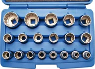 Klucze i nasadki - BGS wkładki Gear Lock Klucz nasadowy 12,5 MM, 19-częściowy, 1 sztuki, 2152 - miniaturka - grafika 1
