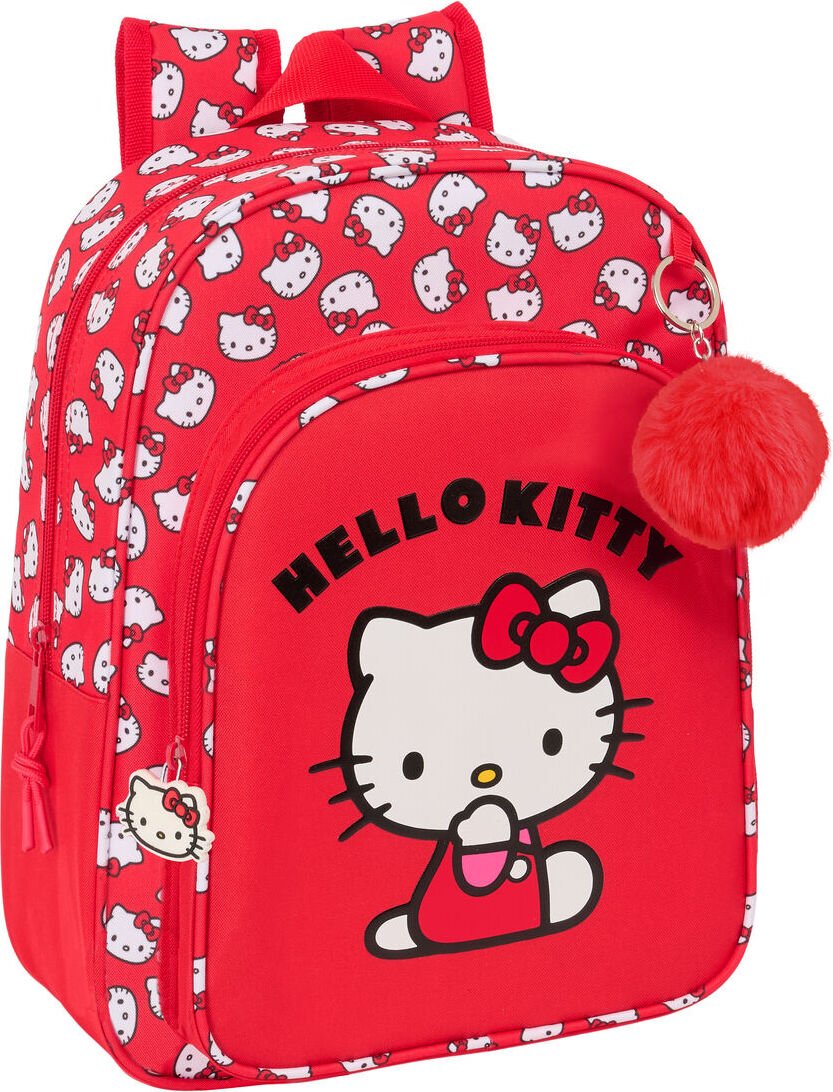 Plecak szkolny Hello Kitty Iconic White Red 26 x 34 x 11 cm