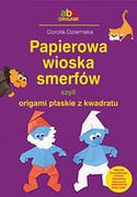 Książki edukacyjne - Papierowa wioska smerfów czyli origami płaskie z kwadratu - Dorota Dziamska - miniaturka - grafika 1
