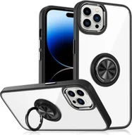 Etui i futerały do telefonów - König Design Etui kompatybilne z Apple iPhone 15 Pro Plastikowe, miękkie etui na telefon komórkowy - Etui na telefon komórkowy czarne - miniaturka - grafika 1